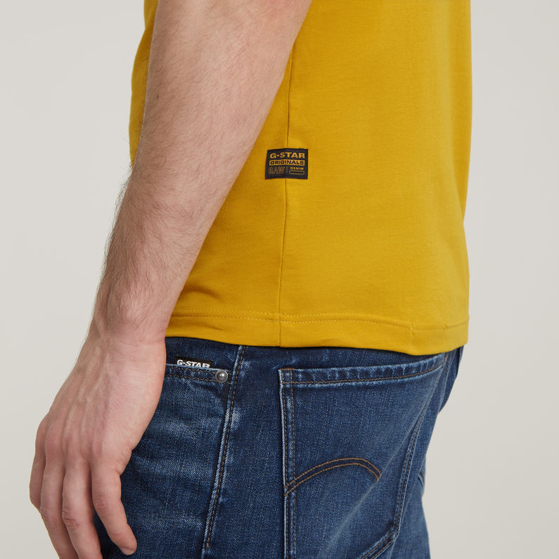 G-STAR Outlet Sunrise Slim T-Shirt Yellow