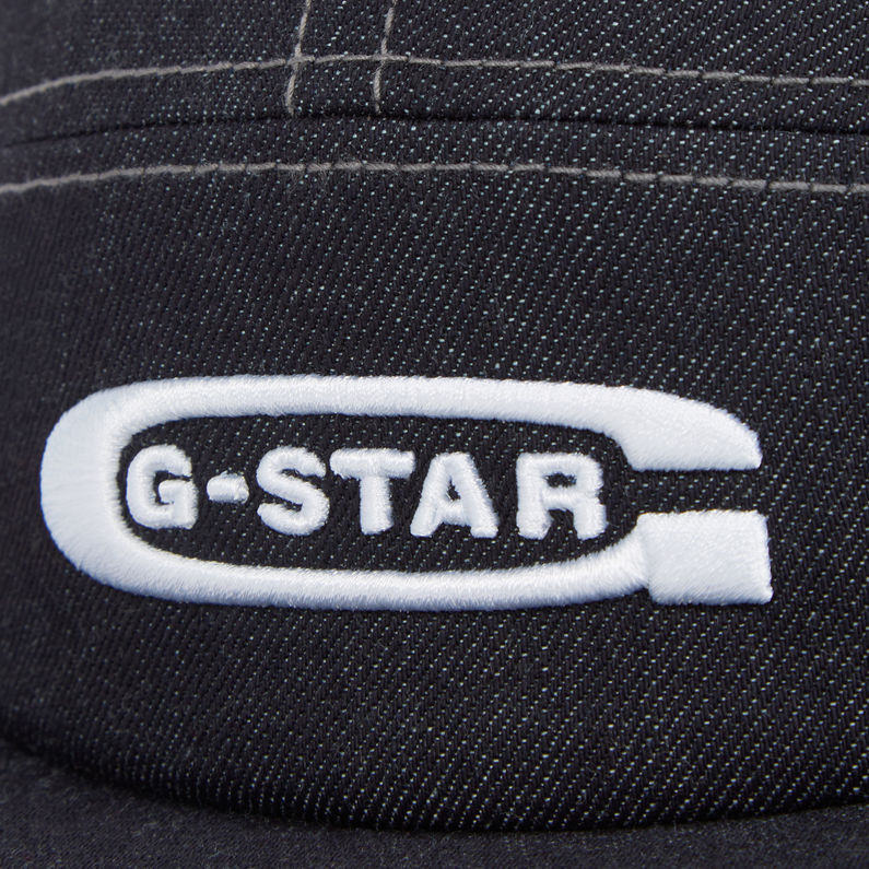 G-STAR Outlet Flat Brim 5 Panel Cap Dark blue