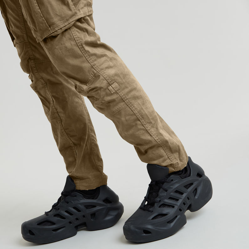 G-STAR Outlet Rovic Zip 3D Regular Tapered Pants Beige