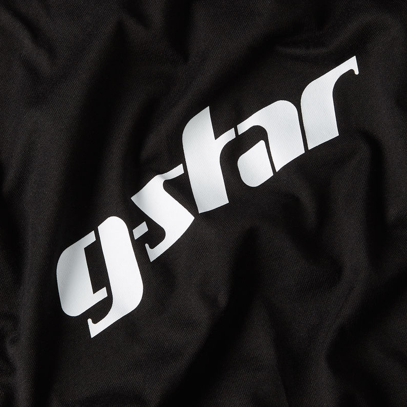G-STAR Outlet Unisex Cursive Script Loose T-Shirt Black