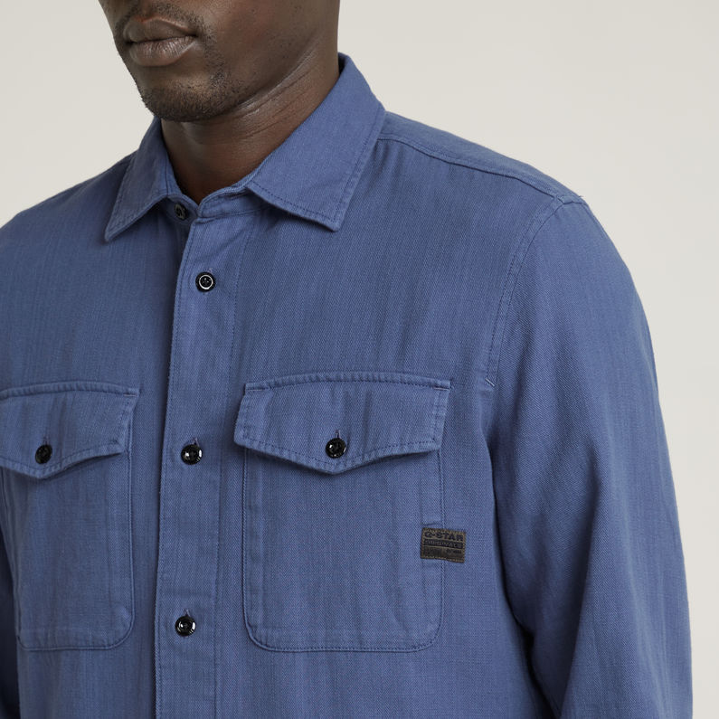 G-STAR Outlet Marine Slim Shirt Medium blue