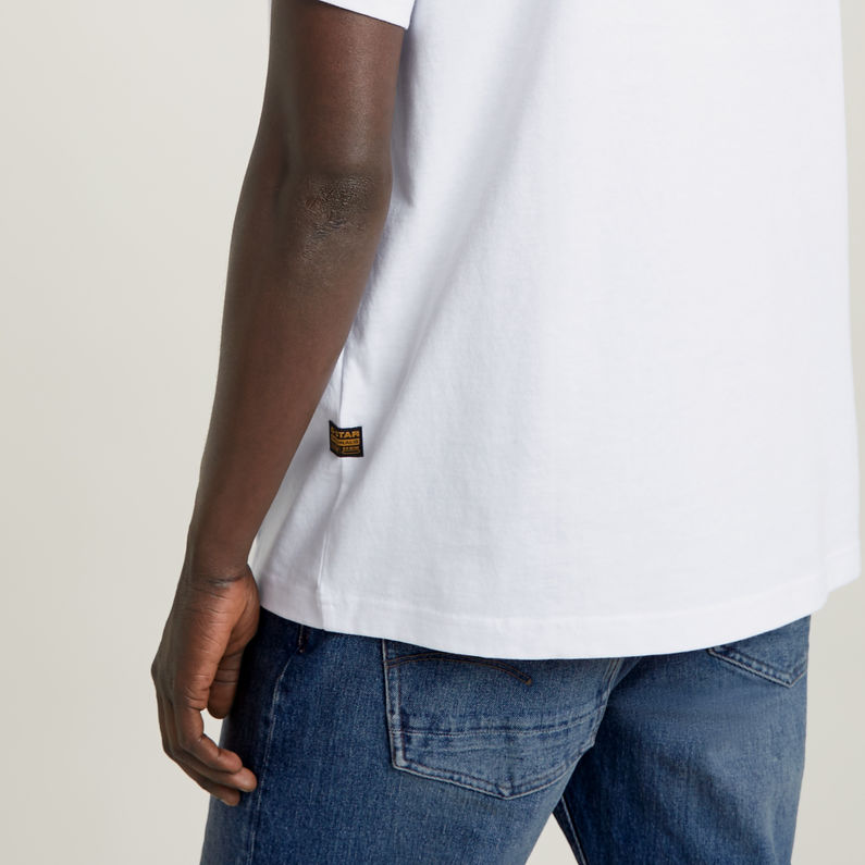 G-STAR Outlet Unisex Jeans Cartoon Loose T-Shirt White