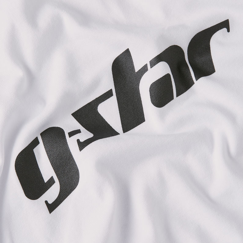 G-STAR Outlet Unisex Cursive Script Loose T-Shirt White