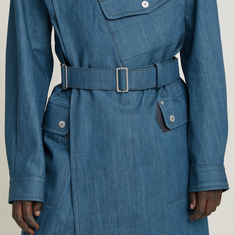 G-STAR Outlet BB Trench Coat Unisex Dark blue