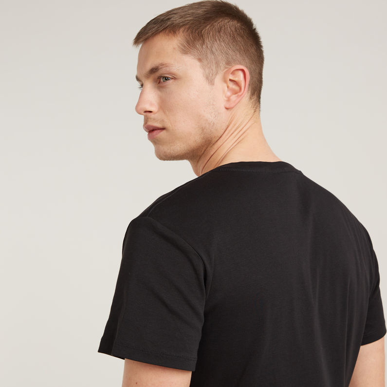 G-STAR Outlet Pack De Dos Camisetas Base V-Neck Negro