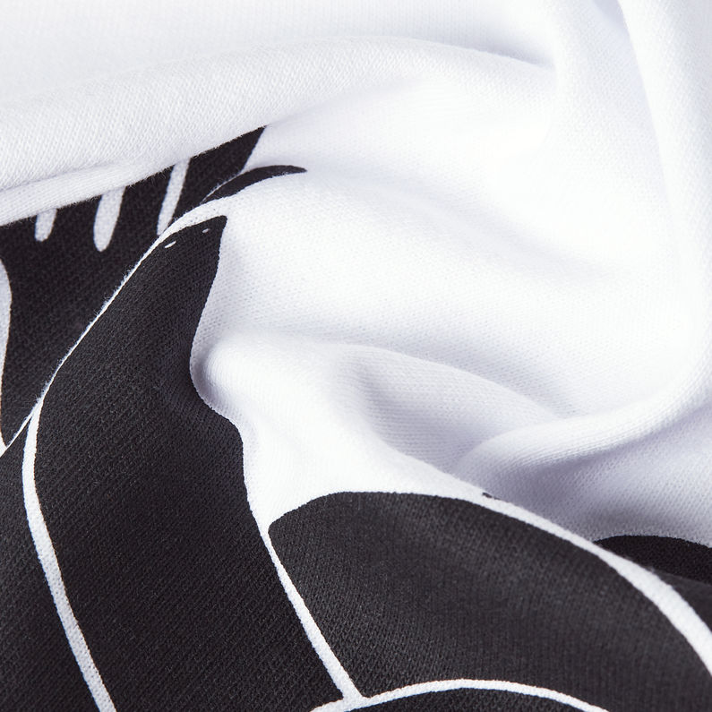 G-STAR Outlet Boots Illustration Loose T-Shirt White