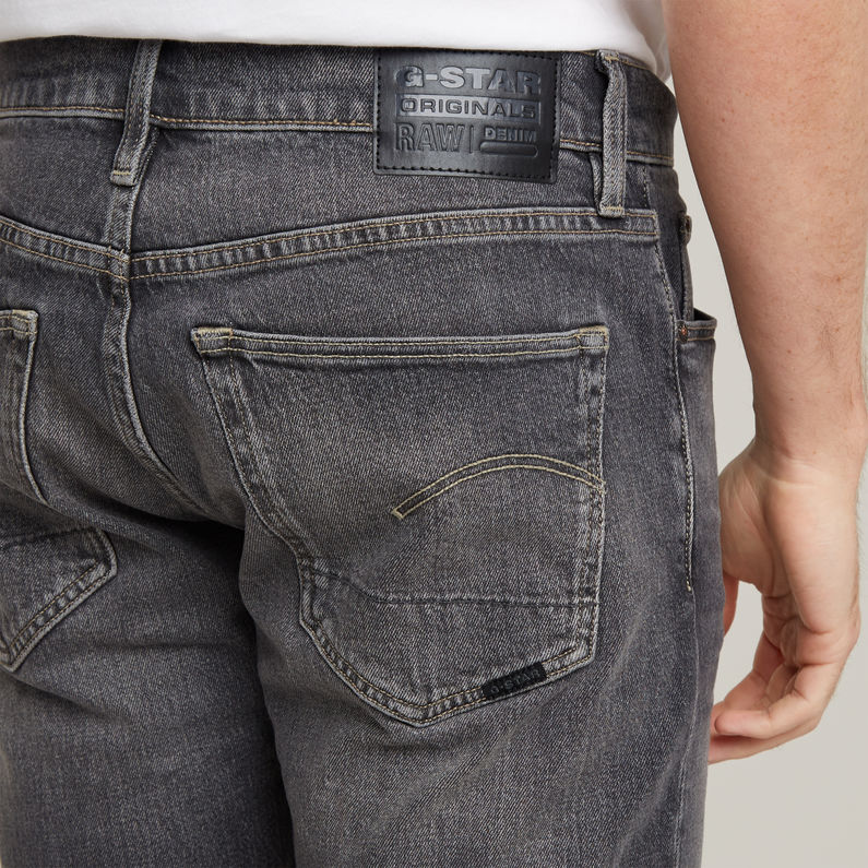 G-STAR Outlet 3301 Slim Denim Shorts Grey