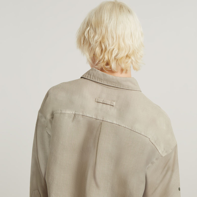 G-STAR Outlet Cut Off Shirt Beige