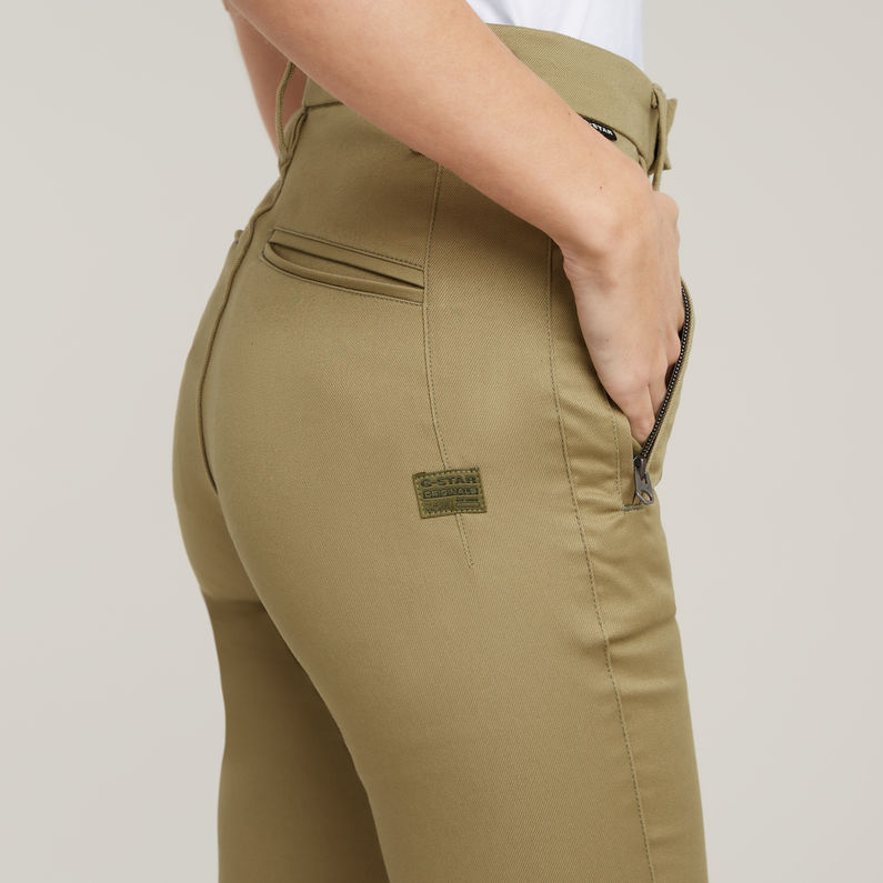 G-STAR Outlet Weld High Skinny Chino Green