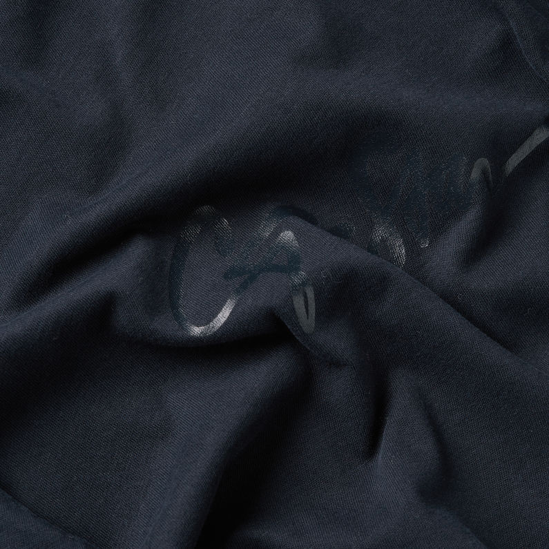 G-STAR Outlet Top G-Script Shiny Azul oscuro