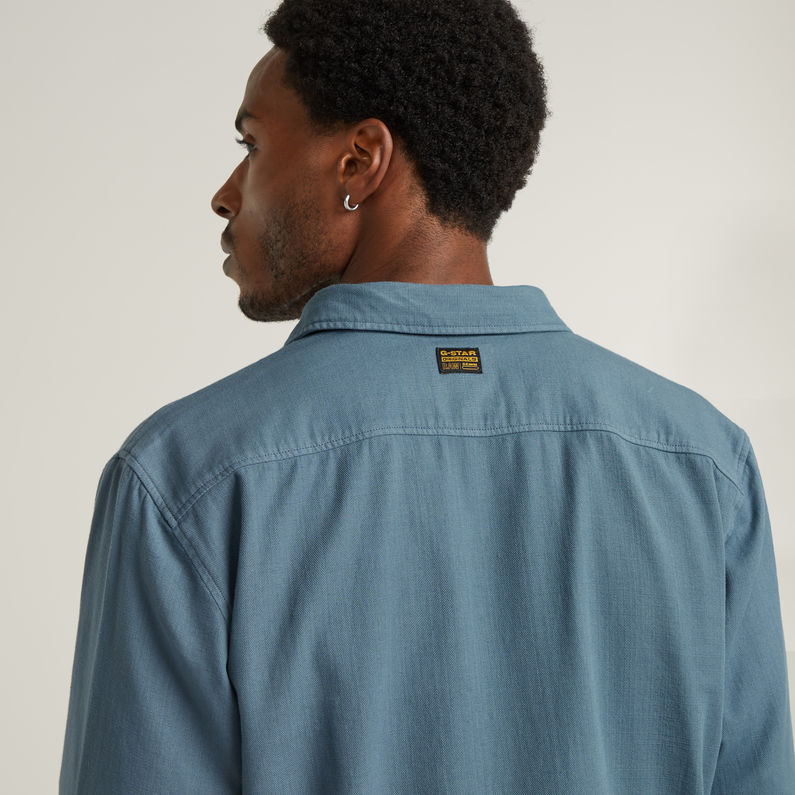 G-STAR Outlet Marine Slim Shirt Medium blue