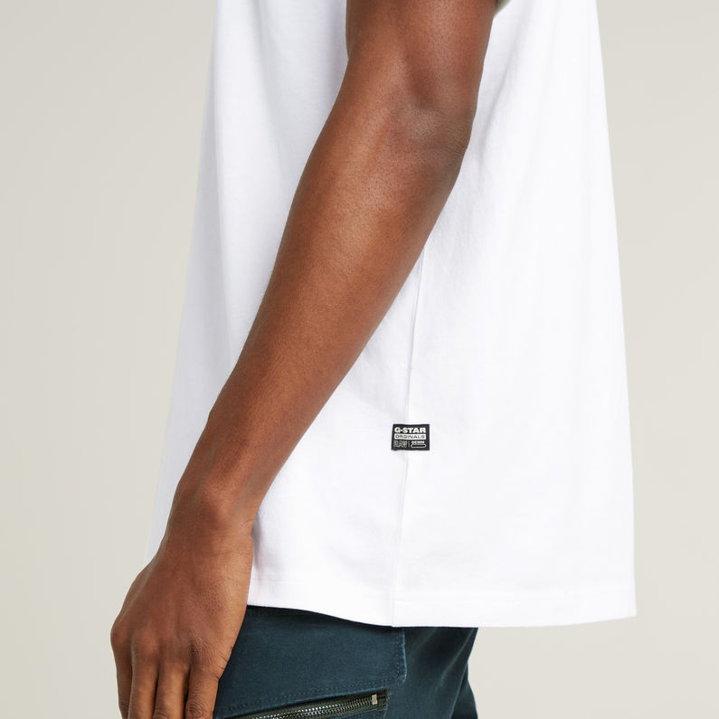 G-STAR Outlet Flock G-Script Loose T-Shirt White