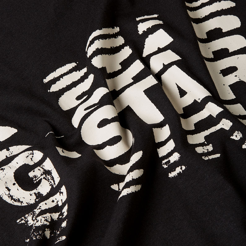 G-STAR Outlet Shattered Graphic T-Shirt Black