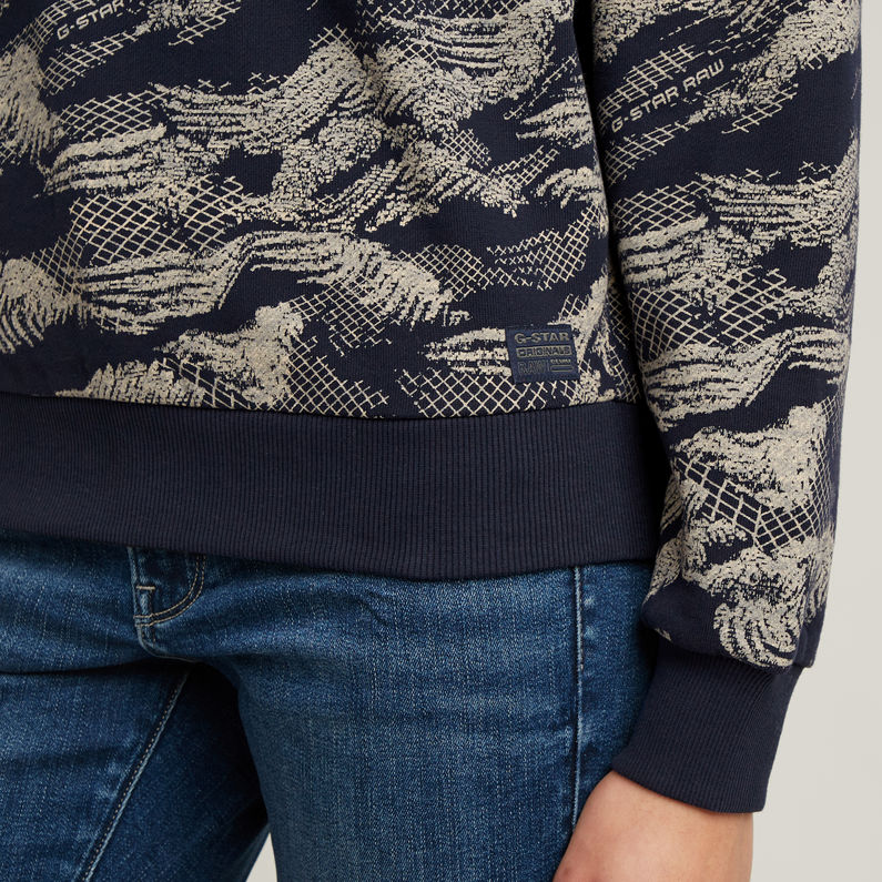 G-STAR Outlet Lace AOP Loose Sweater Multi color