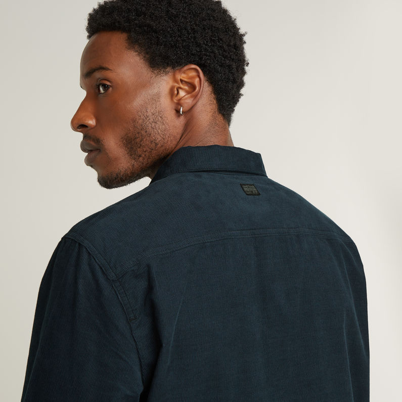 G-STAR Outlet Clean Regular Shirt Dark blue
