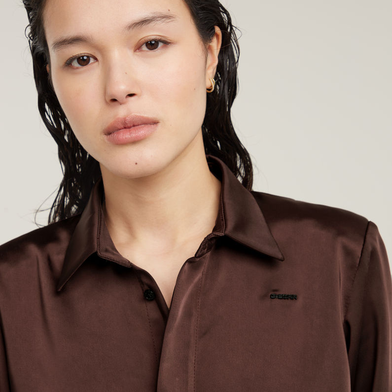 G-STAR Outlet Holiday Cropped Shirt Red