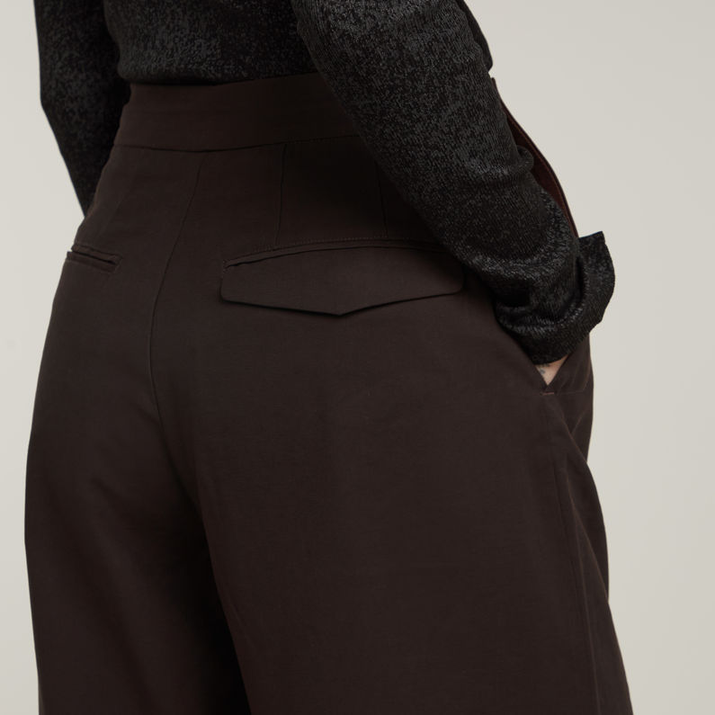 G-STAR Outlet Holiday Wide Leg Pants Brown