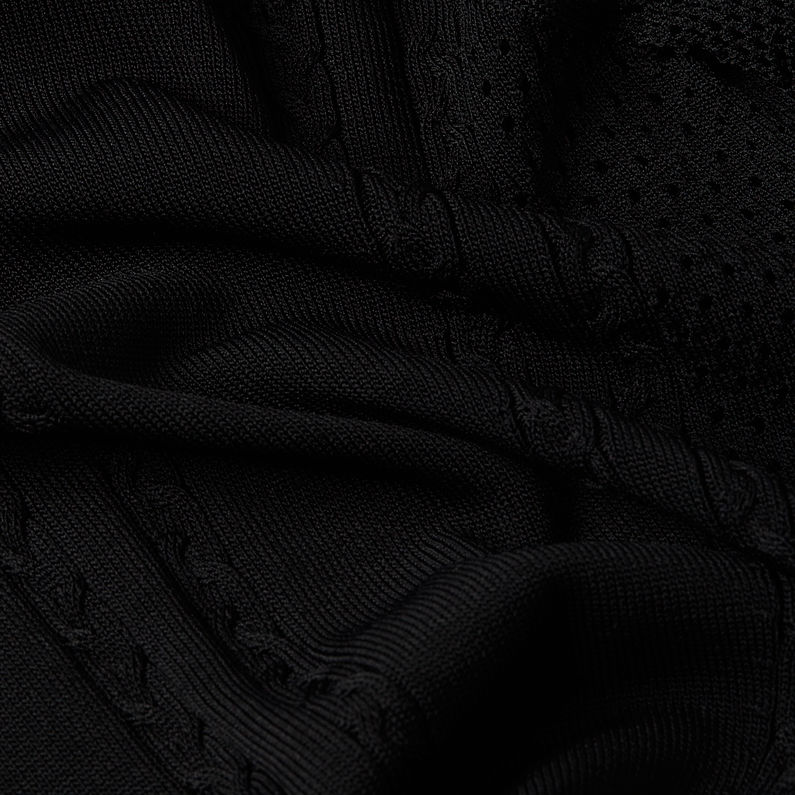 G-STAR Outlet Pointelle Knitted Sweater Black