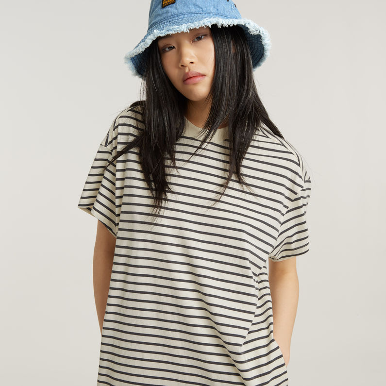 G-STAR Outlet Striped Loose T-Shirt Dress Multi color