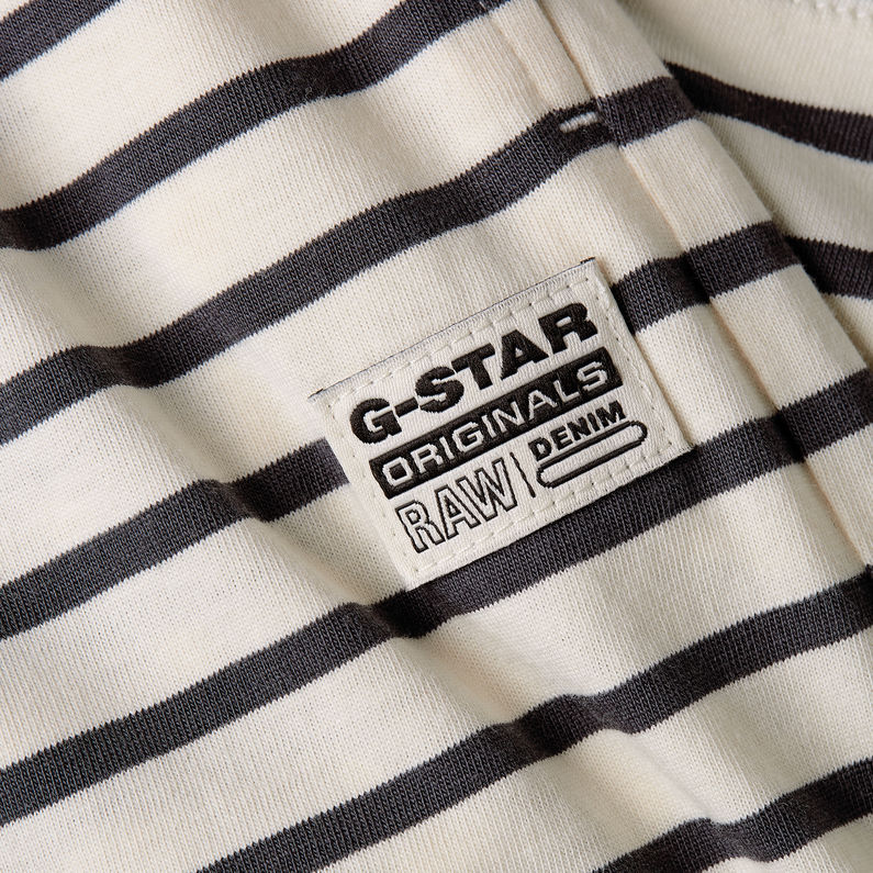 G-STAR Outlet Vestido Striped Loose T-Shirt Multi color