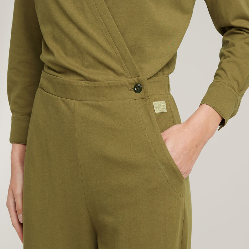G-STAR Outlet Shirt Jumpsuit Green