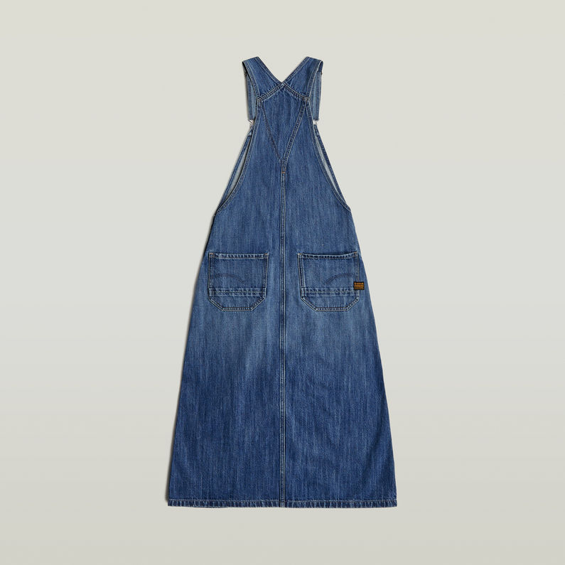 G-STAR Outlet Vestido Peto Largo para Niñas Azul intermedio