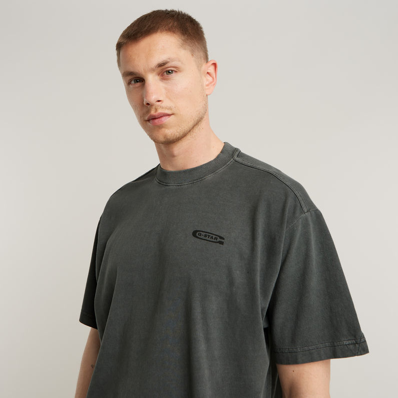 G-STAR Outlet Pigment Dye Loose T-Shirt Black