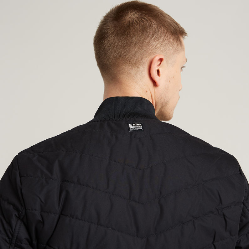 G-STAR Outlet Padded Bomber Jacket Black
