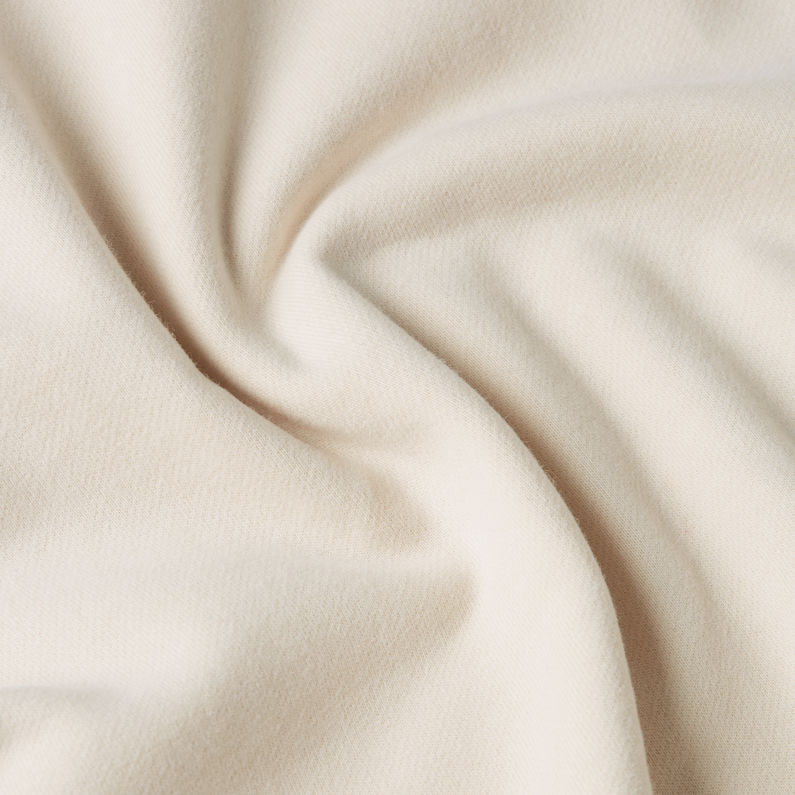 G-STAR Outlet Asymmetric Button Mock Sweater White