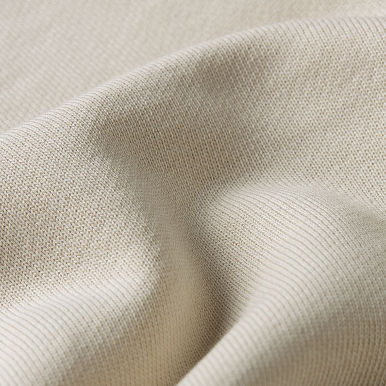 G-STAR Outlet Chenille G-Script Loose Sweater White