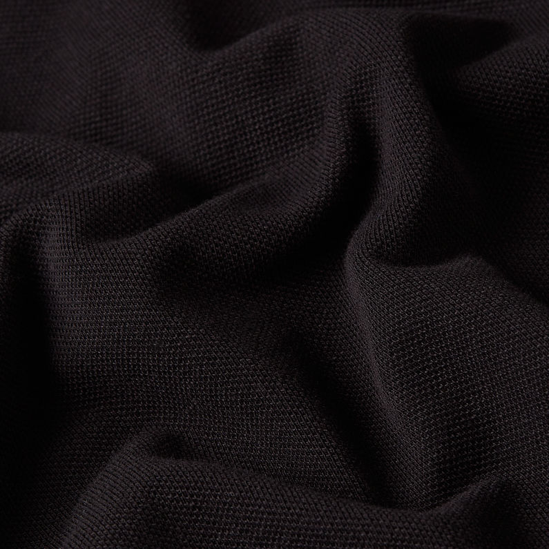 G-STAR Outlet Chest Logo Striped Polo Black