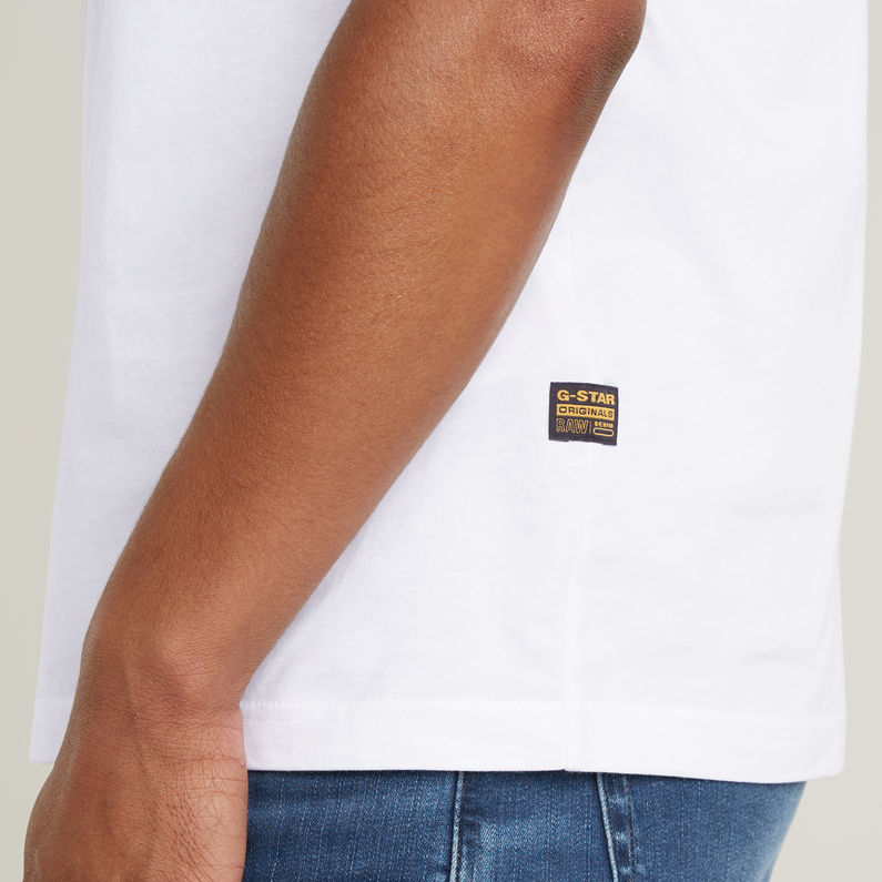 G-STAR Outlet Embro RAW Graphic T-Shirt White