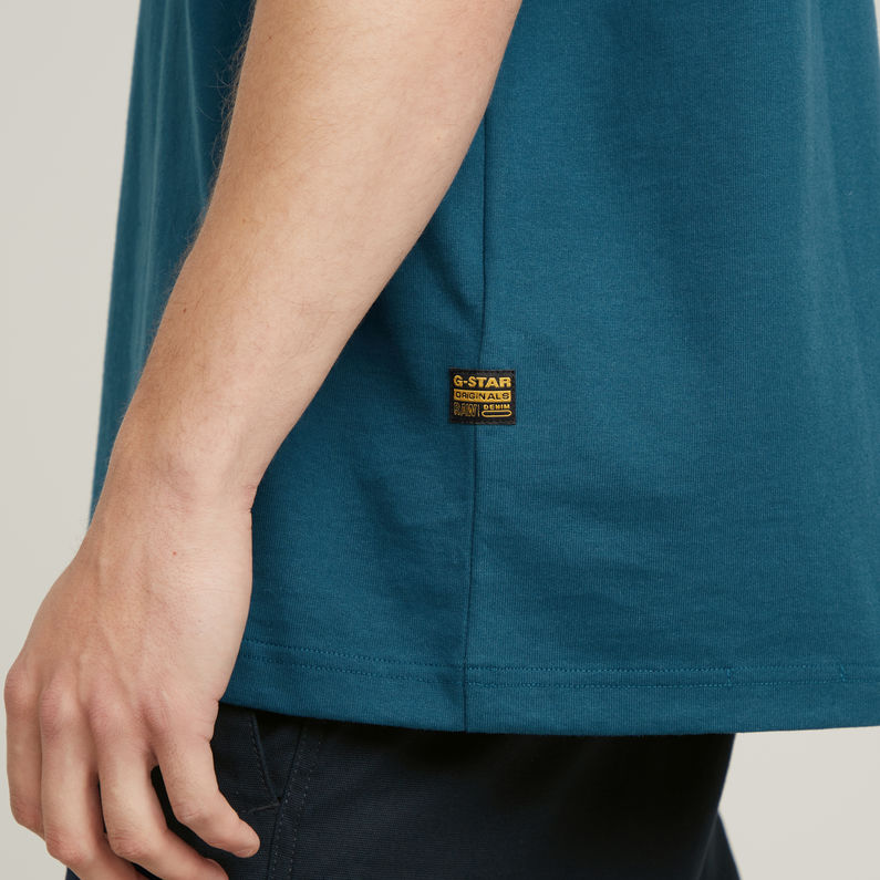 G-STAR Outlet Center Chest Boxy T-Shirt Medium blue