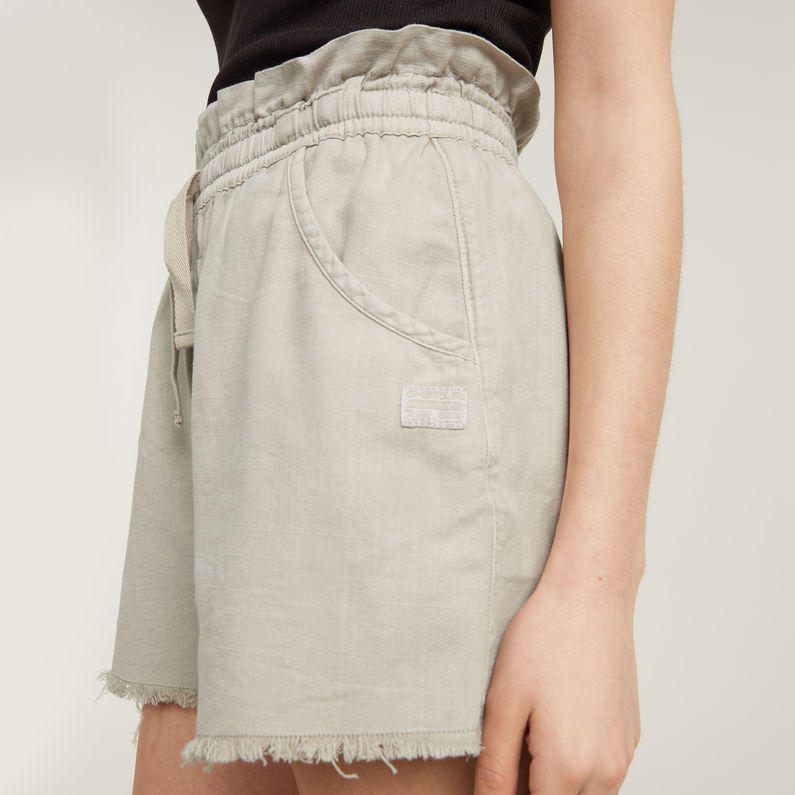 G-STAR Outlet Raw Edge Shorts Beige