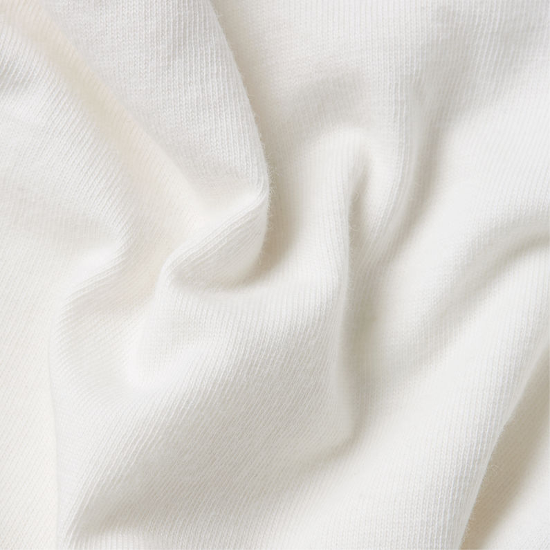 G-STAR Outlet Camiseta Badge Artwork Blanco