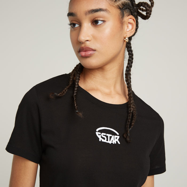 G-STAR Outlet Small Center Logo Top Black
