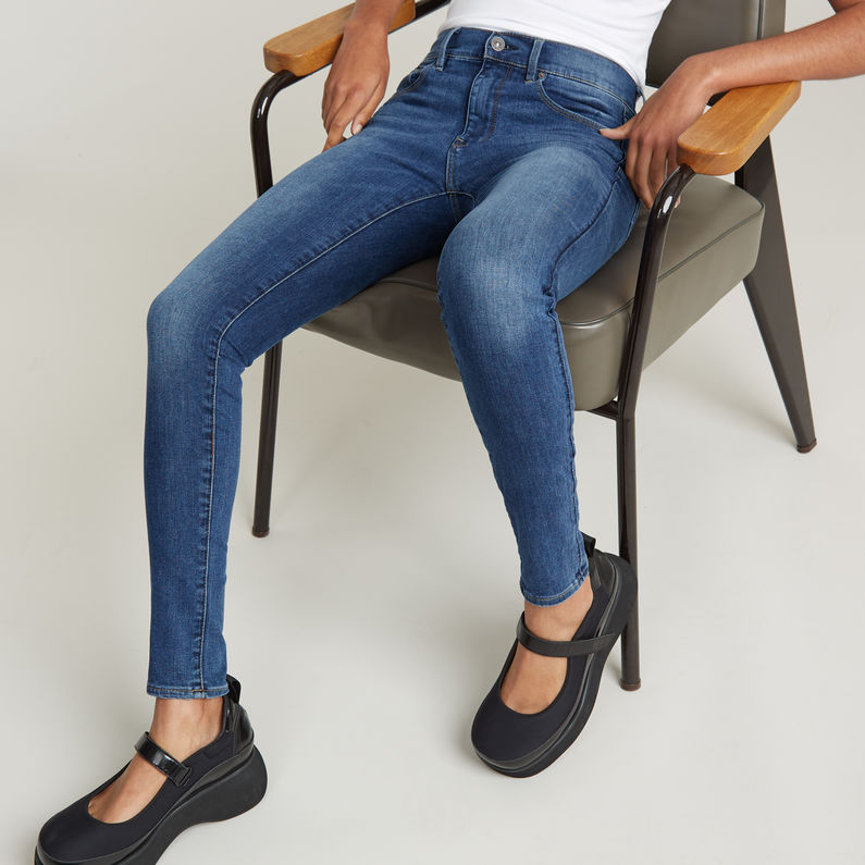 G-STAR Outlet 3301 Mid Skinny Jeans Medium blue