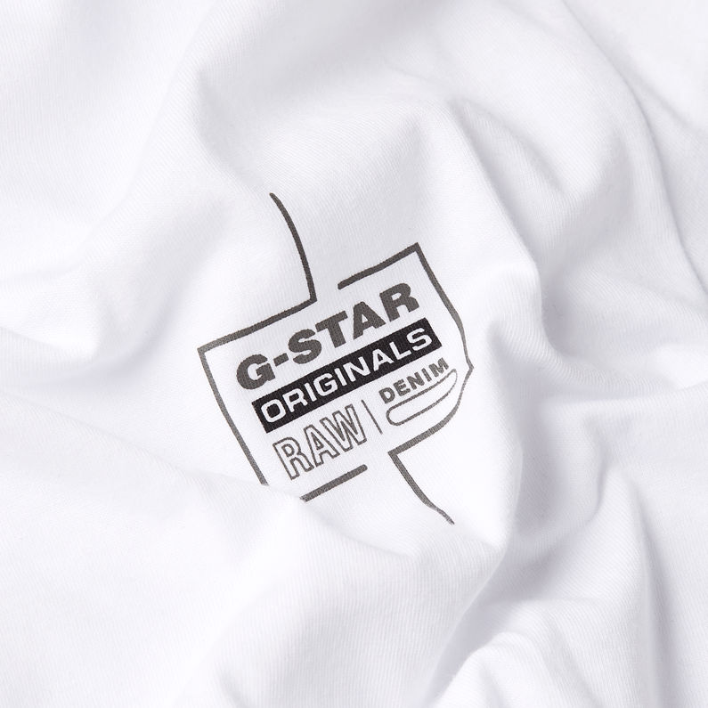 G-STAR Outlet Chest Logo Regular T-Shirt White