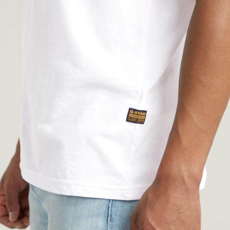 G-STAR Outlet Chest Logo Regular T-Shirt White