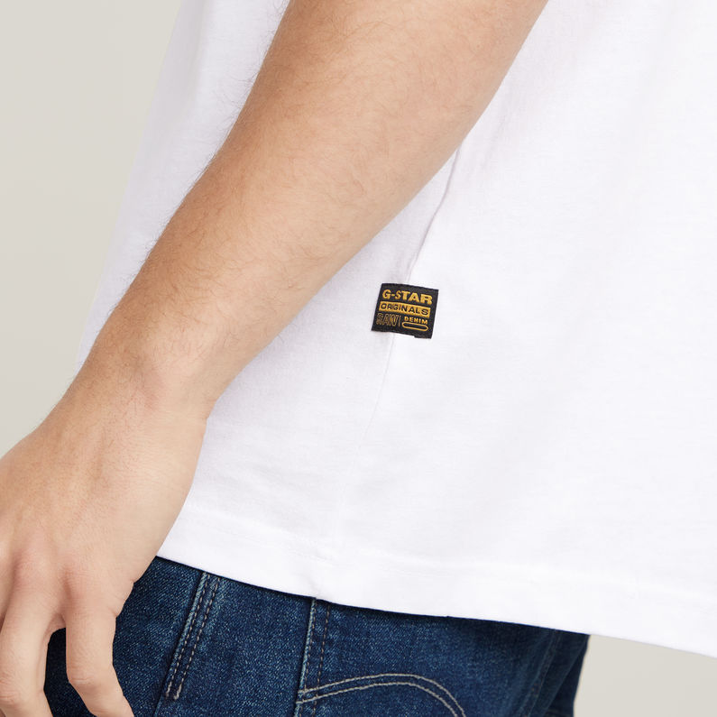 G-STAR Outlet Stitch Burger Logo Loose T-Shirt White