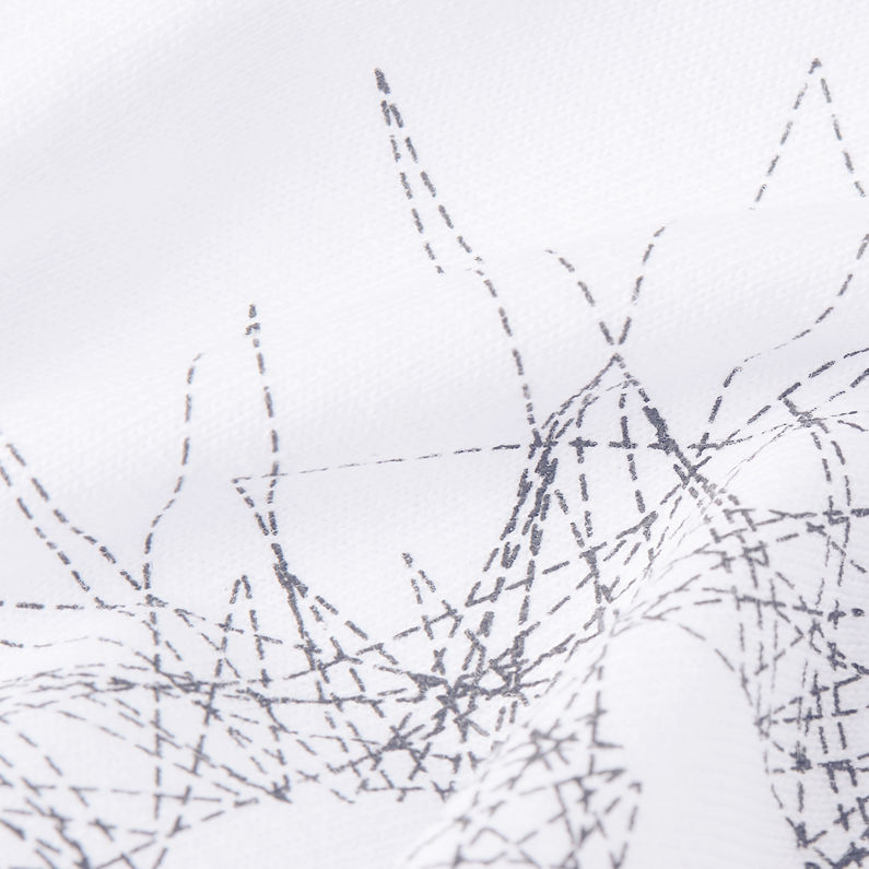 G-STAR Outlet Stitch Burger Logo Loose T-Shirt White