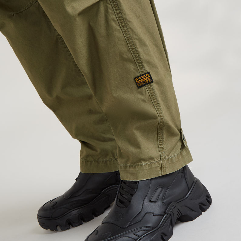 G-STAR Outlet Fatigue Relaxed Tapered Pants Green