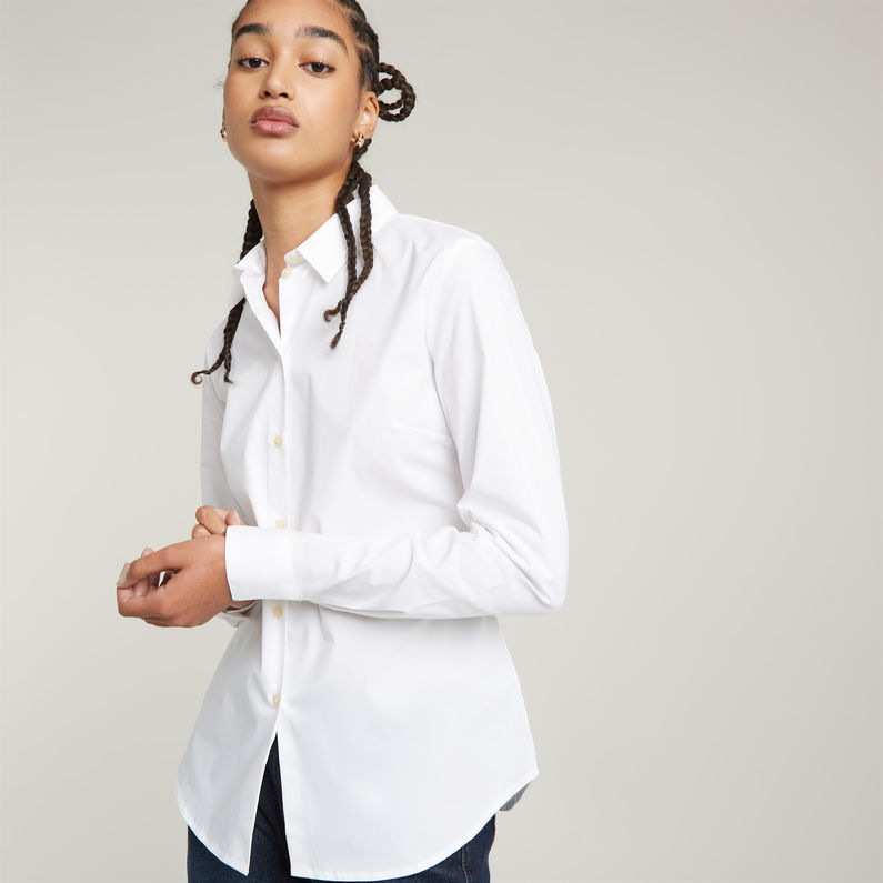 G-STAR Outlet Core Slim Shirt White