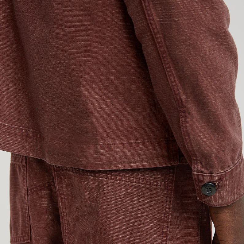 G-STAR Outlet Utility Overshirt Brown