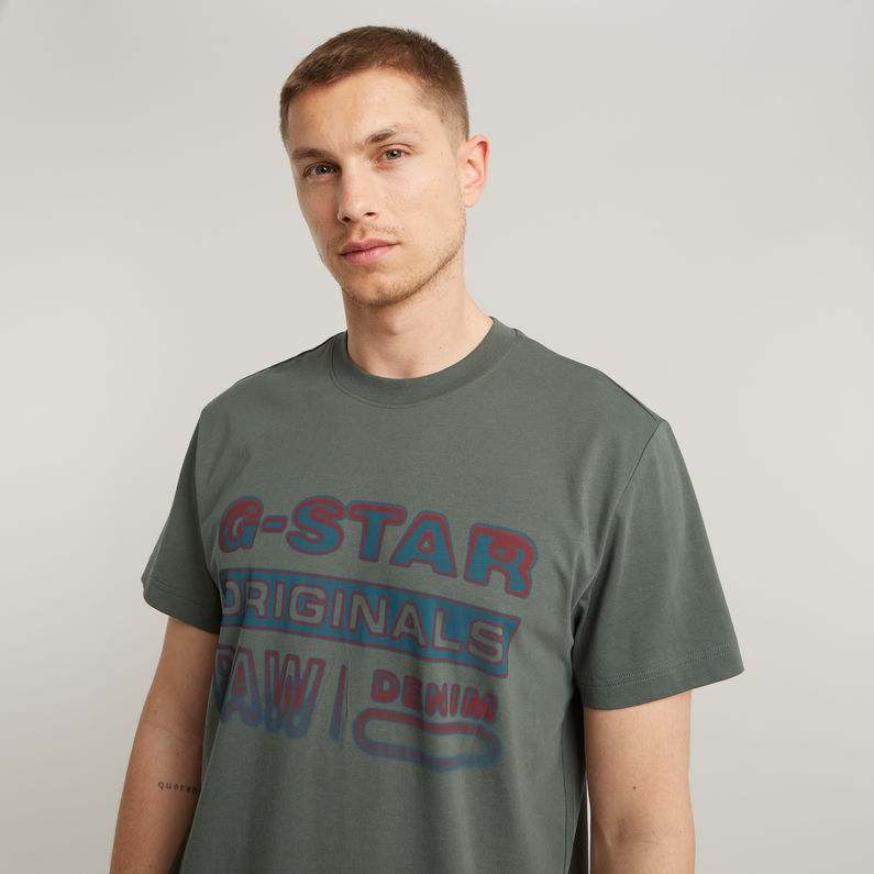 G-STAR Outlet Gradient Originals T-Shirt Grey