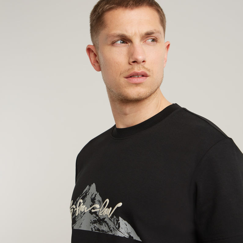 G-STAR Outlet Summit Graphic T-Shirt Black