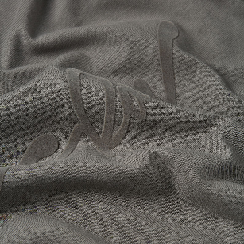 G-STAR Outlet Flock G-Script Loose T-Shirt Grey