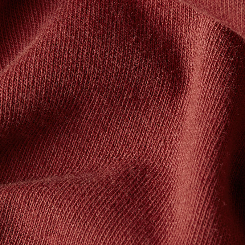 G-STAR Outlet Pigment Dye Loose T-Shirt Red