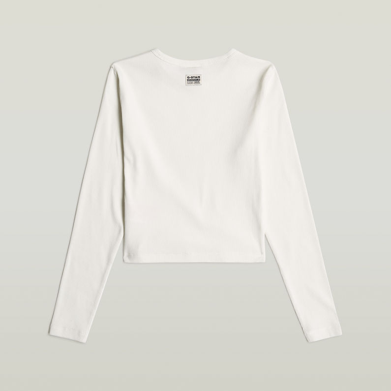 G-STAR Outlet Girls Top Slim Crop White