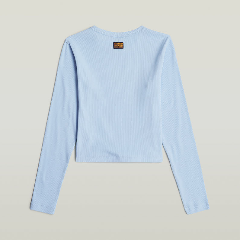 G-STAR Outlet Top Slim Crop para Niñas Azul claro